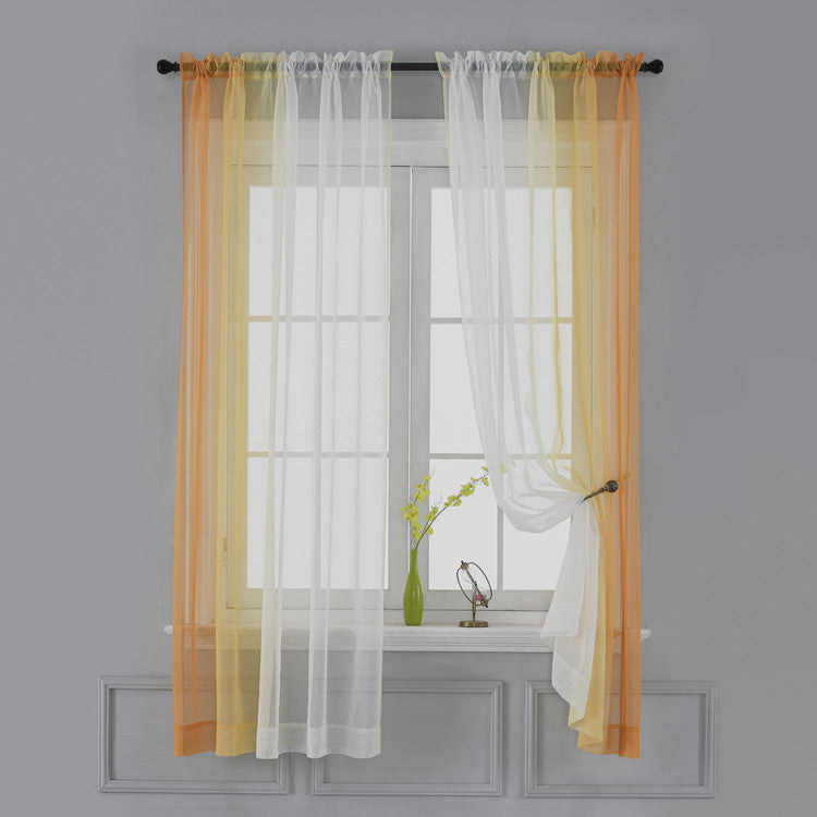 Fade Into Color - Gradient Curtain Panel - view 11