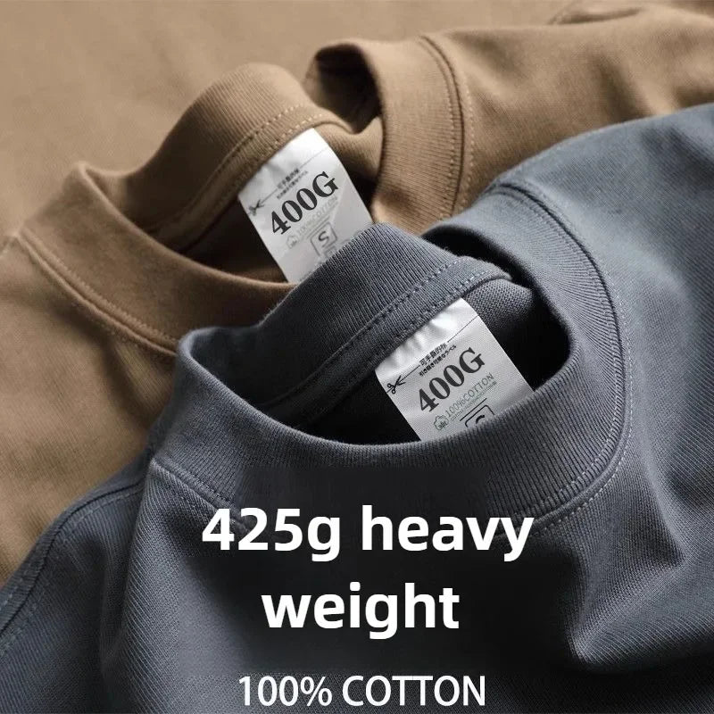 Heavyweight Haven - Men's 425g Cotton Tee