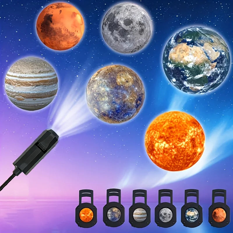 Moon Spin — Rotating Moon Night Light