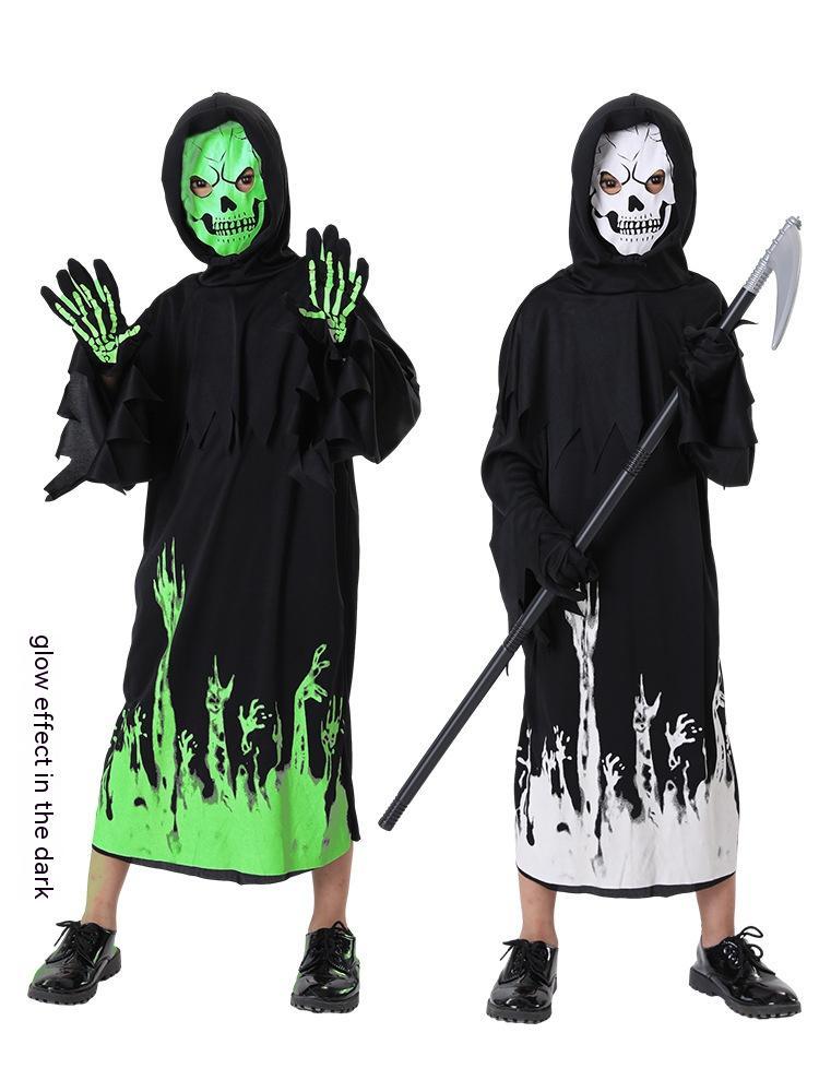 After Dark - Glow-in-the-Dark Grim Reaper Costume - view 6