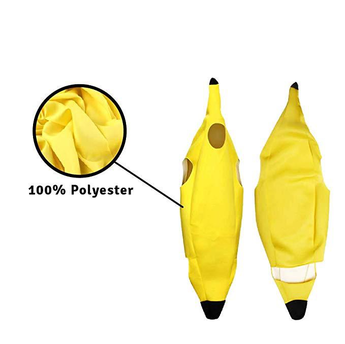 Banana Halloween Costume - Funny Fruit Outfit - close-up