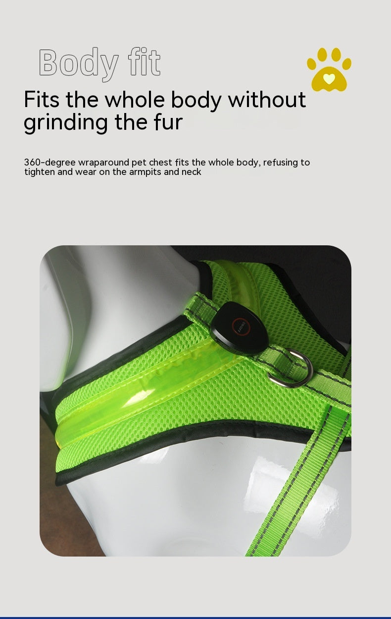 NightWalker LED Dog Harness - view 10