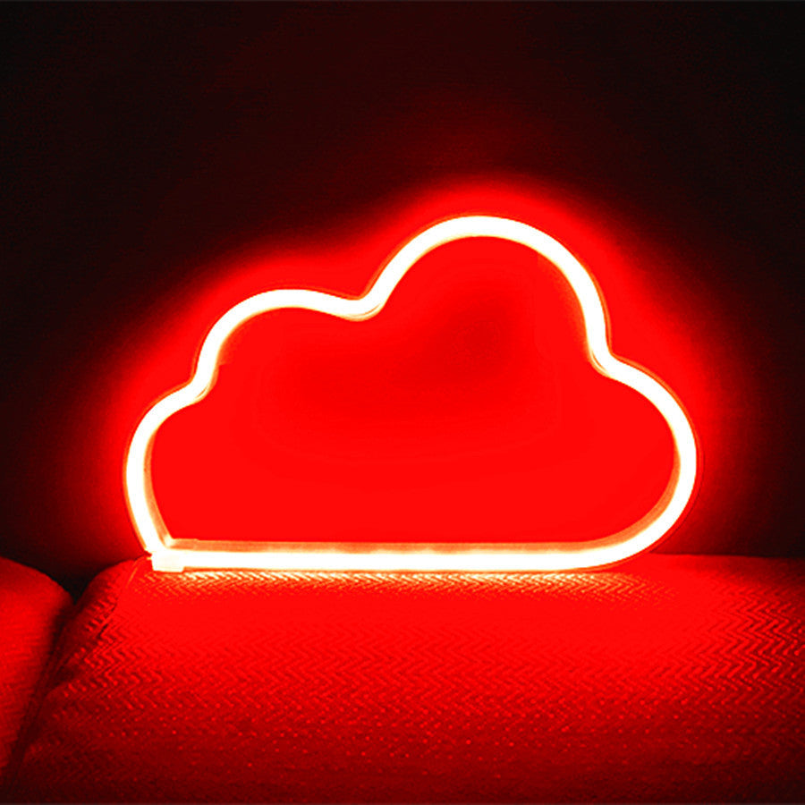 Cloud Nine - Neon Cloud Wall Light - detail view