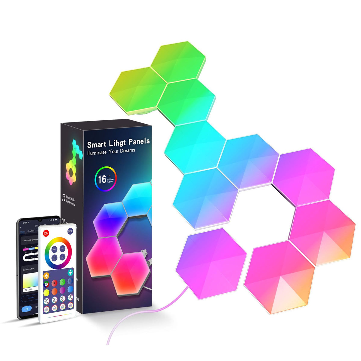 HexaGlow - Modular Light Panels - view 9