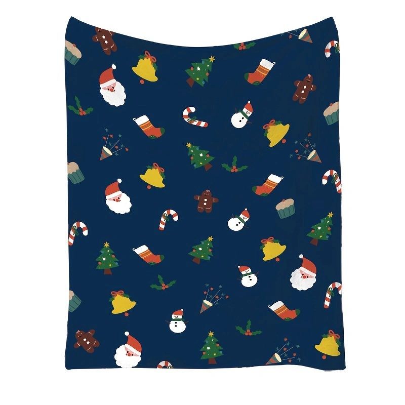 Christmas Flannel Throw Blanket - Cozy Holiday Blanket - view 11
