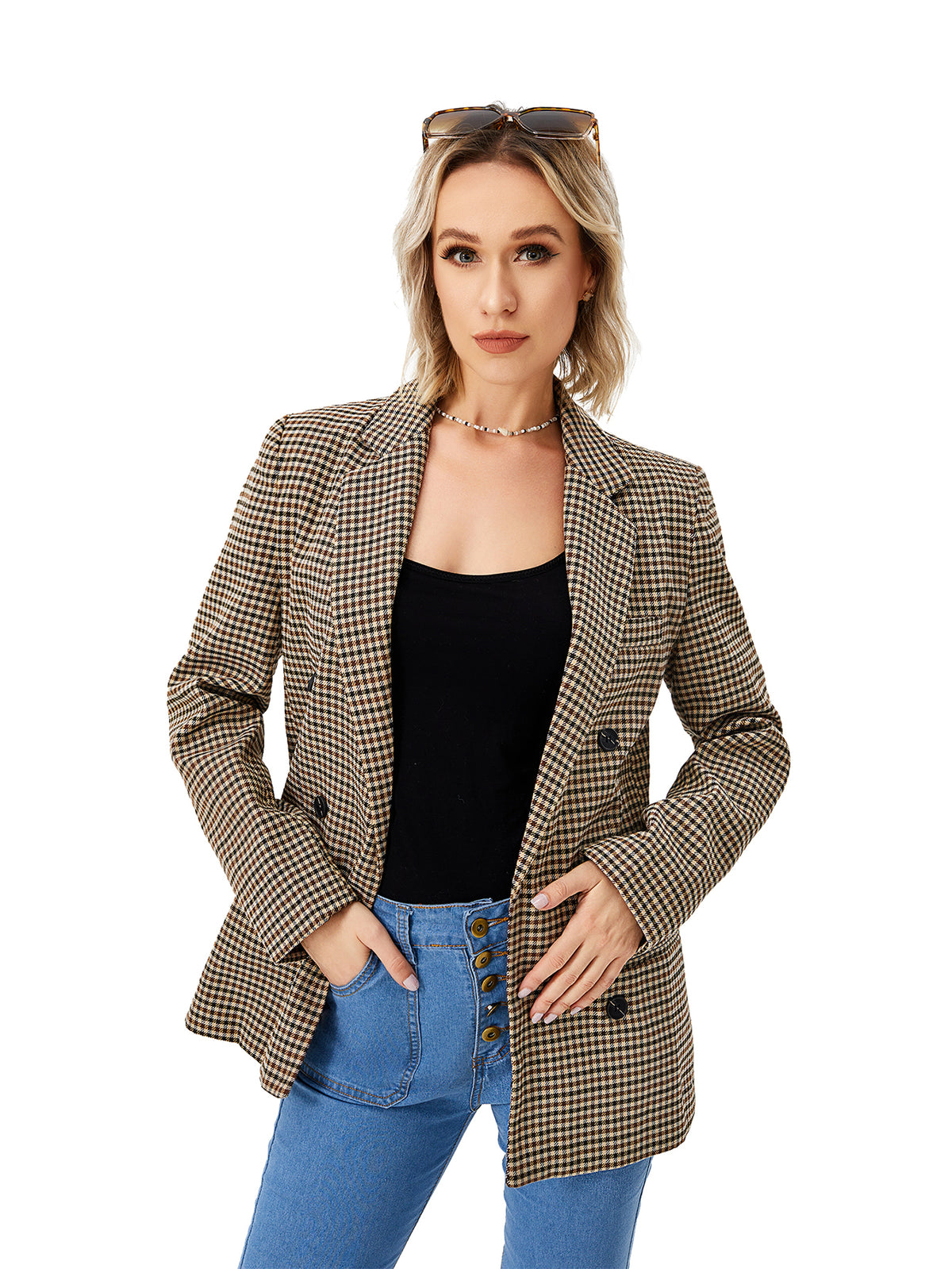 Power Play - Women's Long-Sleeve Work Blazer