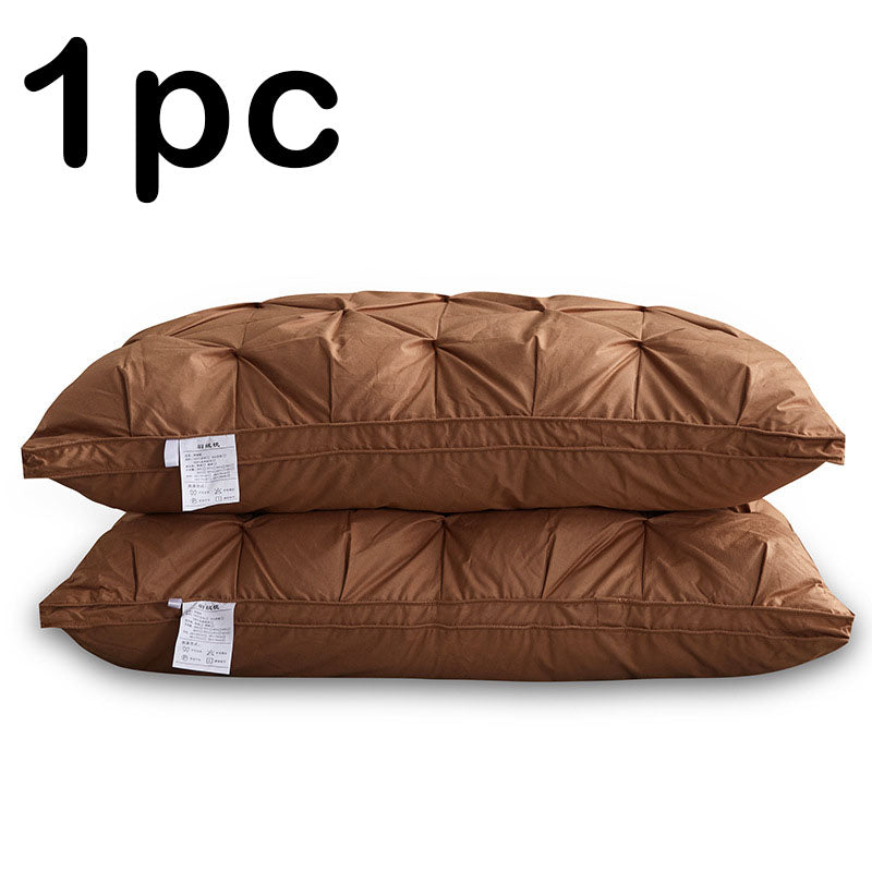 The Downdrift - 95% White Goose Down Pillow - detail view
