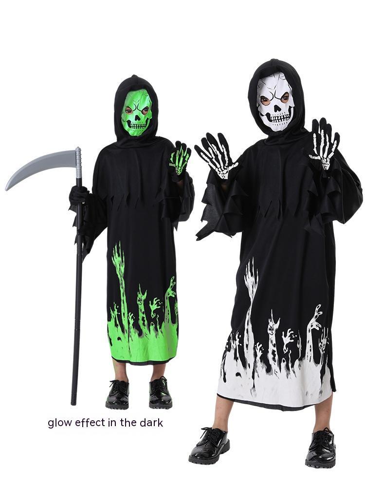 After Dark - Glow-in-the-Dark Grim Reaper Costume - alternate view