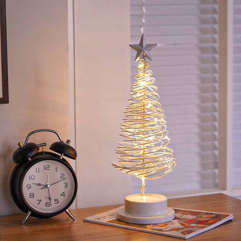 Twinkle Tower - Spiral LED Christmas Tree Table Lamp - view 7