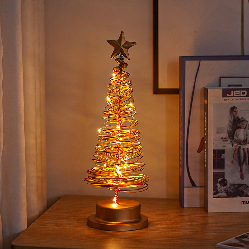 Twinkle Tower - Spiral LED Christmas Tree Table Lamp - view 10