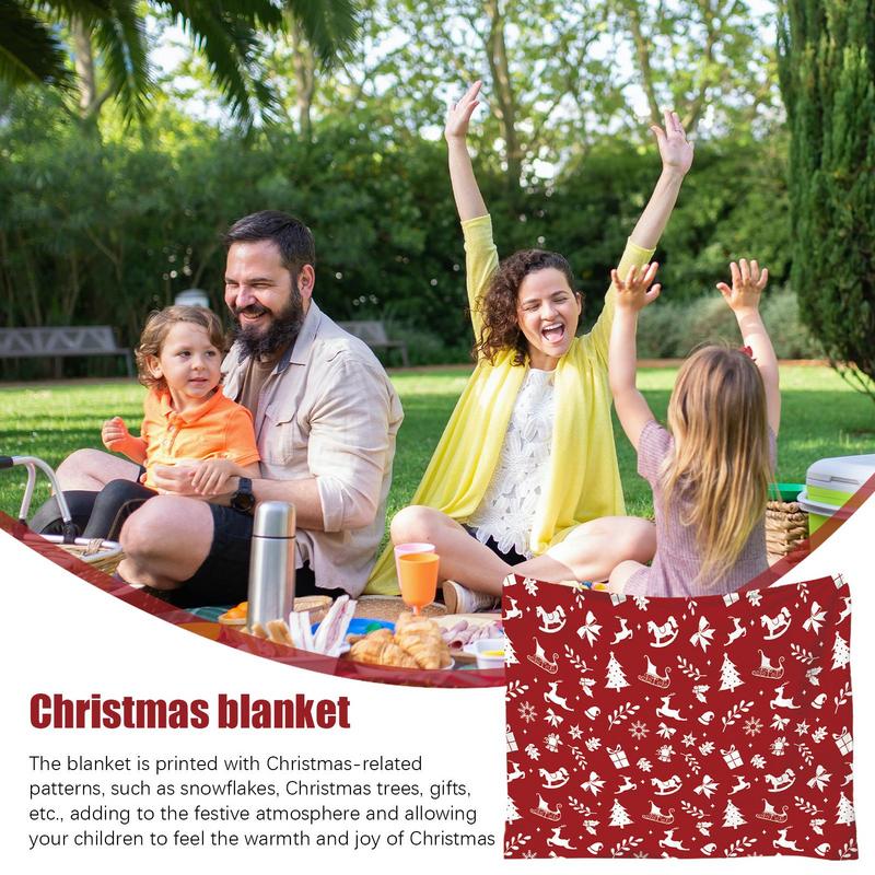 Christmas Flannel Throw Blanket - Cozy Holiday Blanket - view 10
