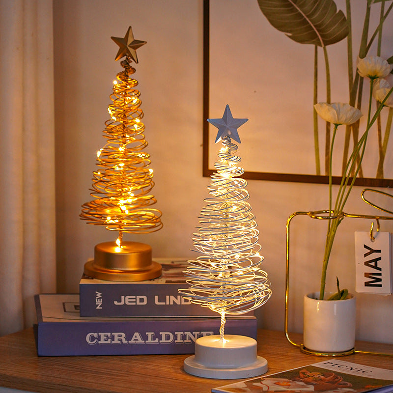 Twinkle Tower - Spiral LED Christmas Tree Table Lamp - view 6