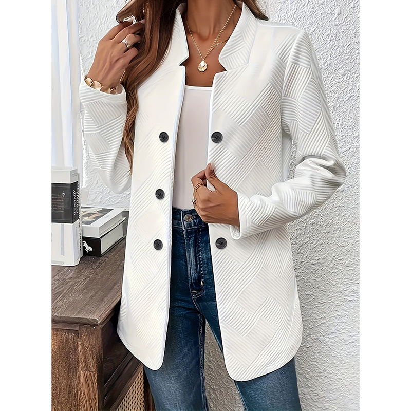 Easy Layers - Women's Open-Front Cardigan Blazer - view 7