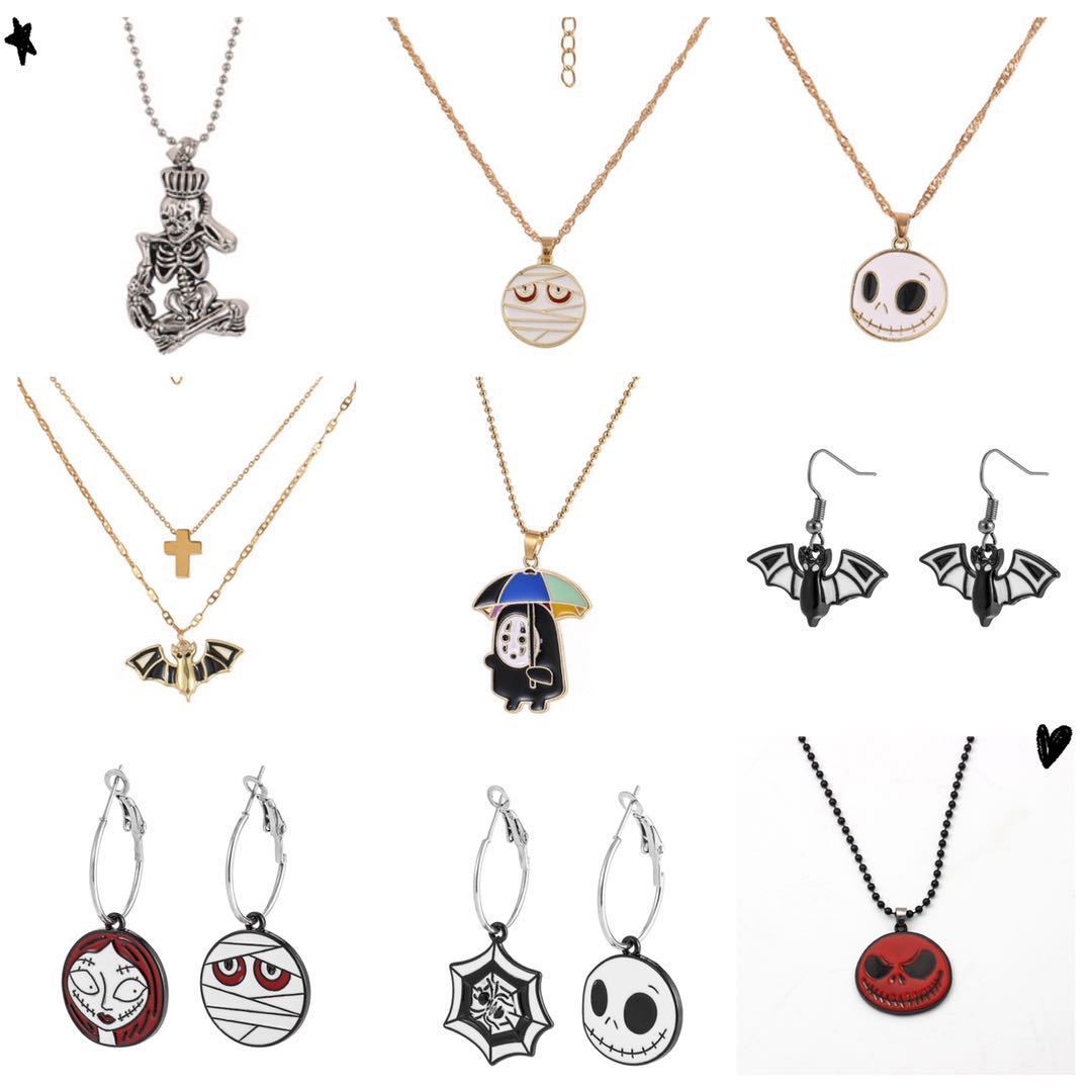 Dark Charm — Gothic Skull Pendant Necklace