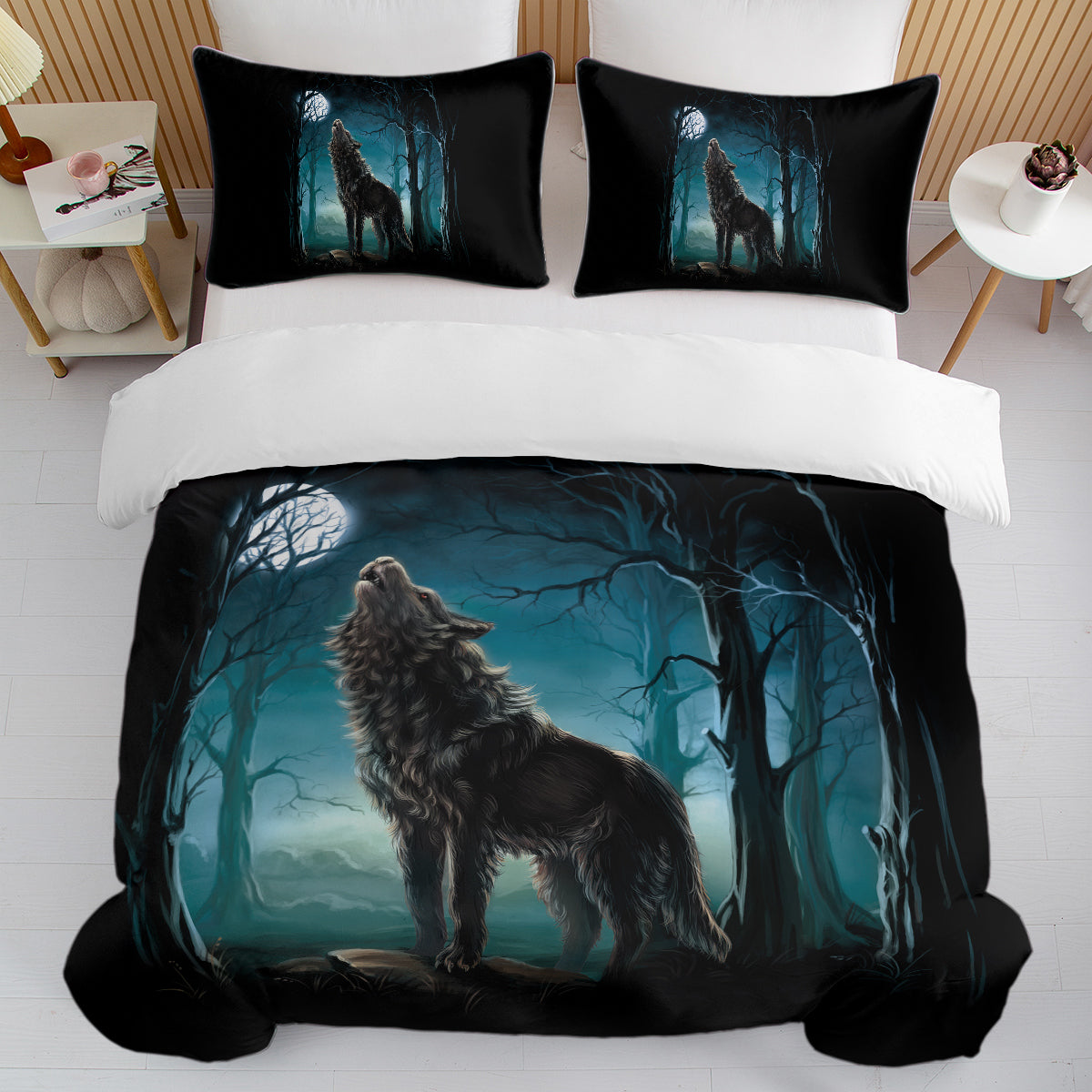Call of the Wild - Wolf Forest Duvet Cover Set - alternate view