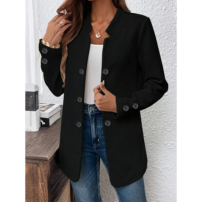 Easy Layers - Women's Open-Front Cardigan Blazer - alternate view