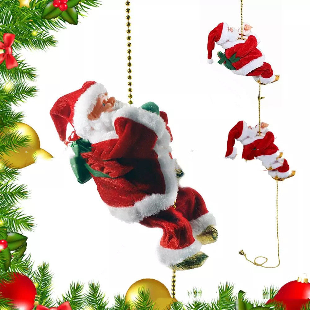 Santa on the Move - Animated Christmas Decoration - lifestyle