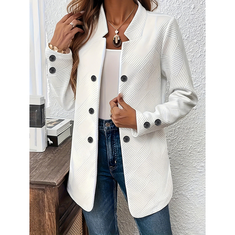 Easy Layers - Women's Open-Front Cardigan Blazer - view 6