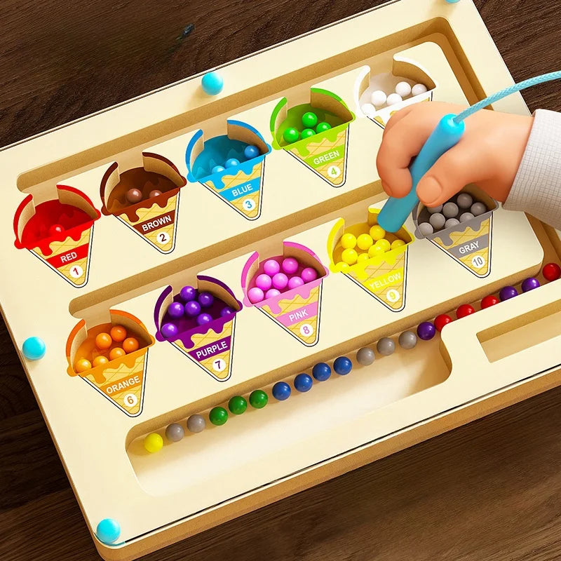 Bead Trail - Magnetic Bead Maze Toy