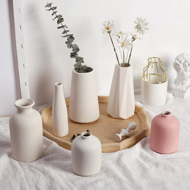 Bud Trio - Nordic Ceramic Bud Vase Set