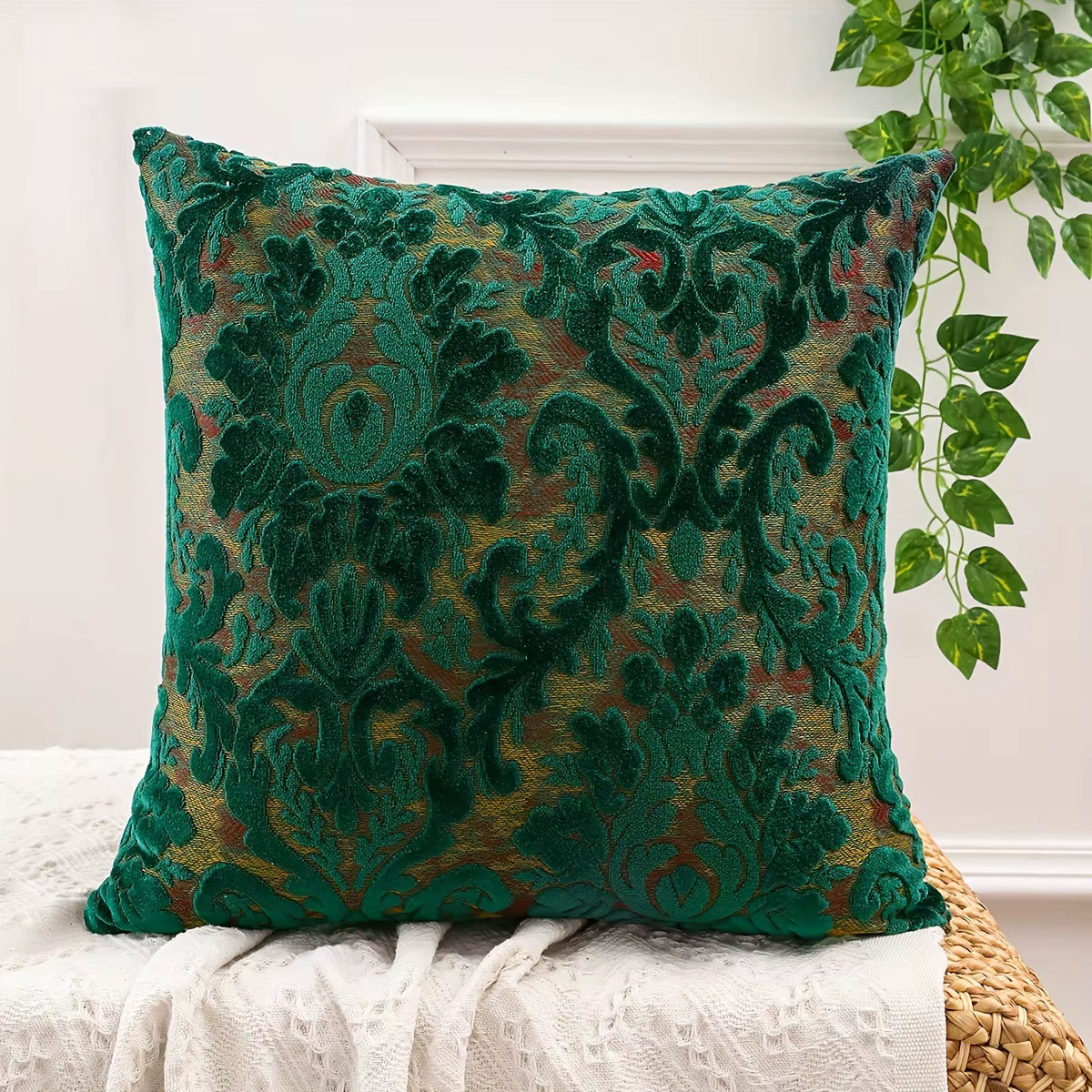 TropiChenille - Tropical Jacquard Cushion Cover