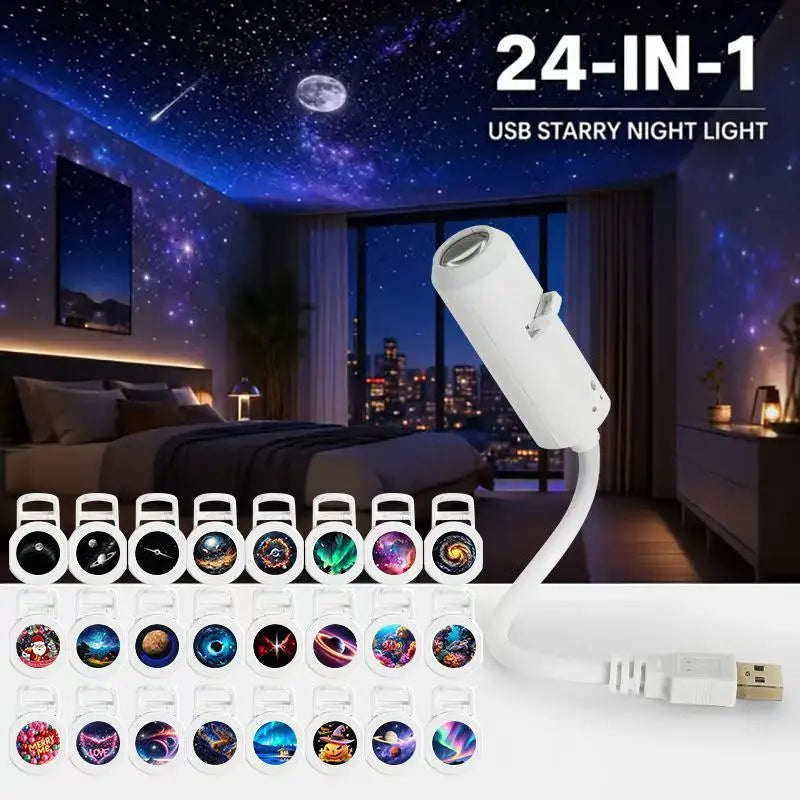 Star Shower — USB Galaxy Star Projector
