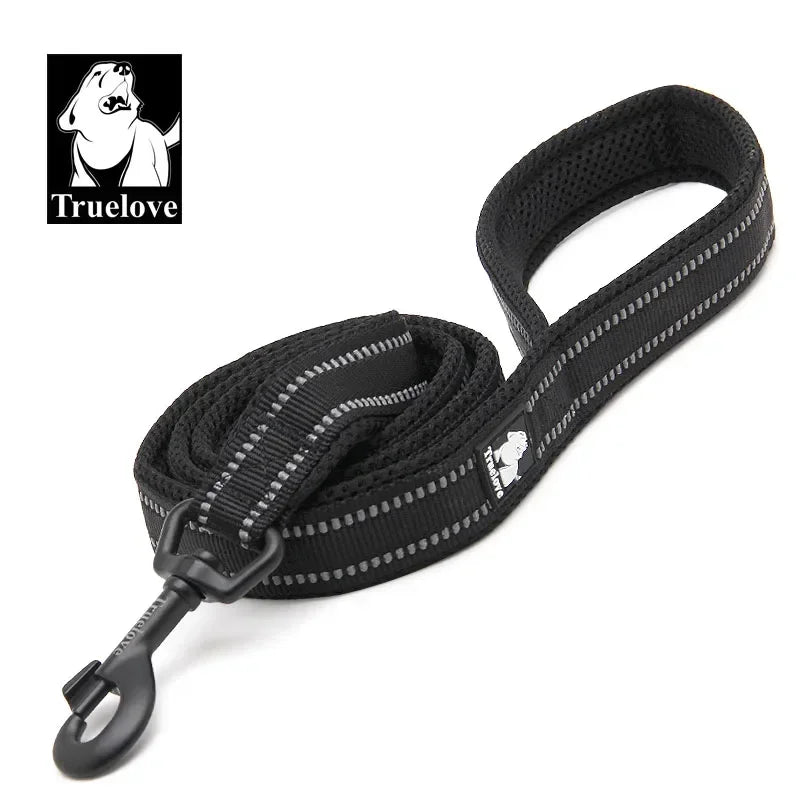 True Path - TRUELOVE Reflective Padded Leash - detail view