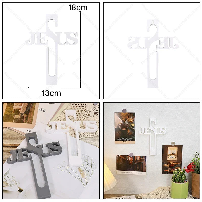 Engraved Grace — JESUS Wall Cross