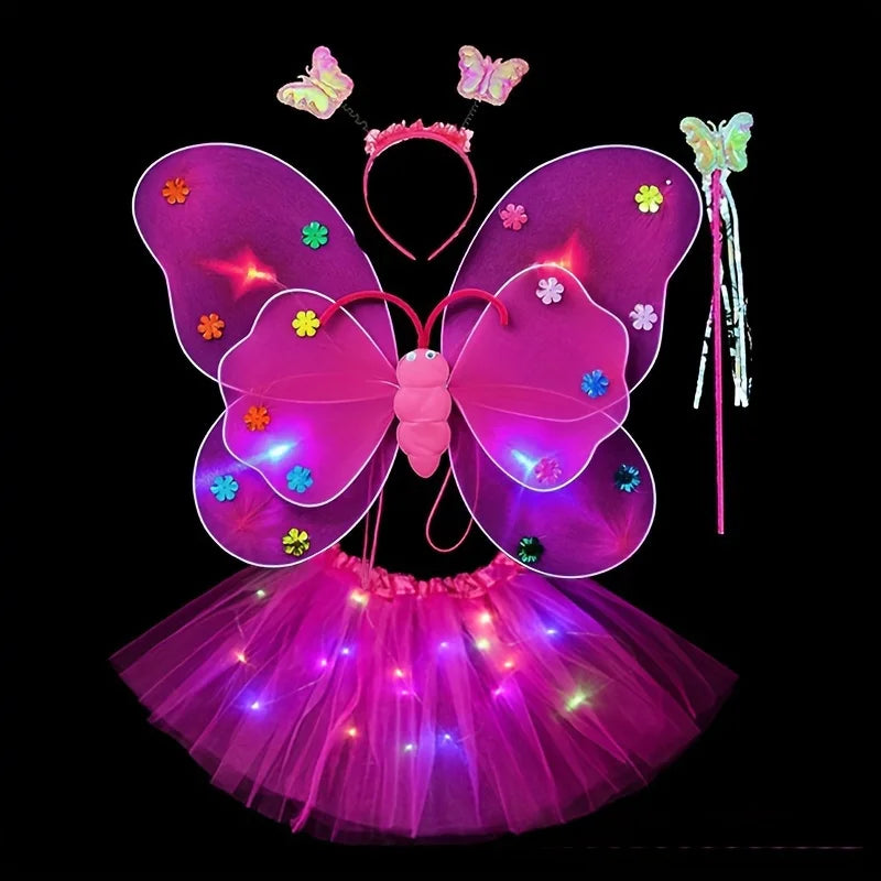Flutterby - LED Butterfly Fairy Costume Set - detail view