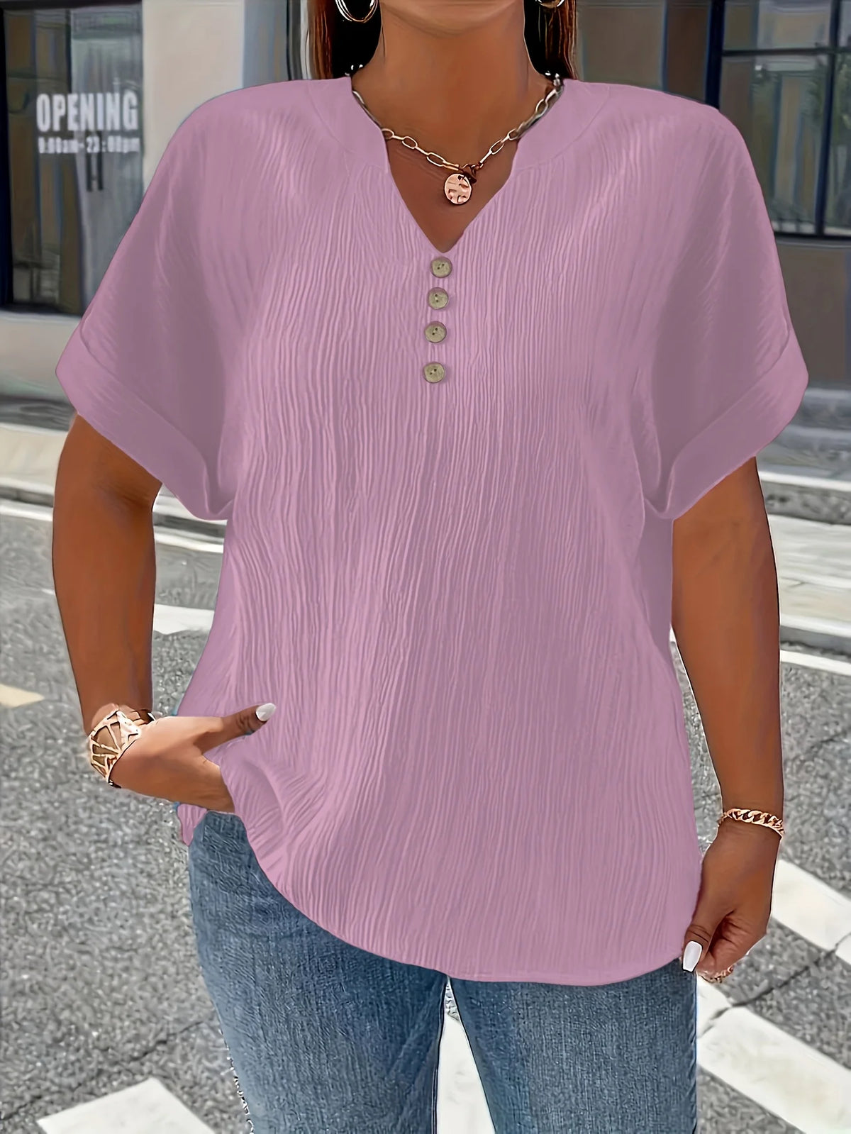 Curve Love - Plus-Size Summer Blouse
