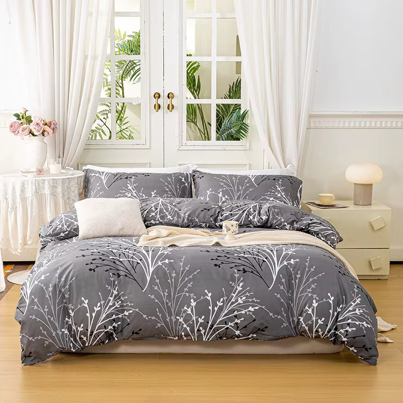 Botanical Dreams - 3pc Floral Duvet Cover Set - alternate view