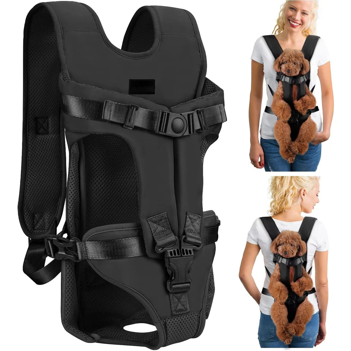 Front Seat - Hands-Free Front Pet Carrier Backpack