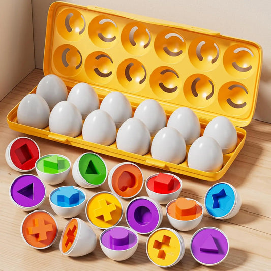 Crack the Code - Egg Shape-Sorter Montessori Toy