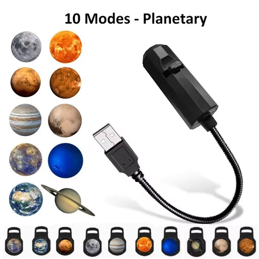 Moon Spin — Rotating Moon Night Light
