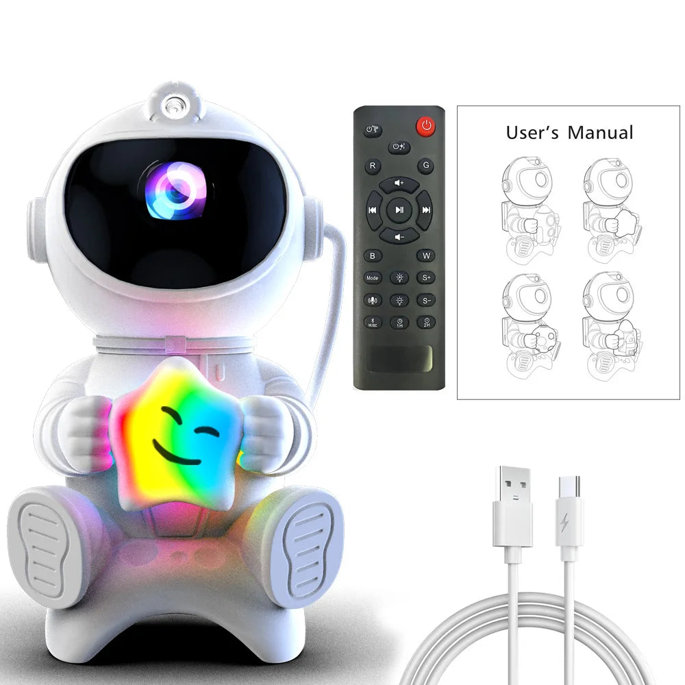Astro Buddy - Galaxy Projector with Bluetooth Speaker - alternate view