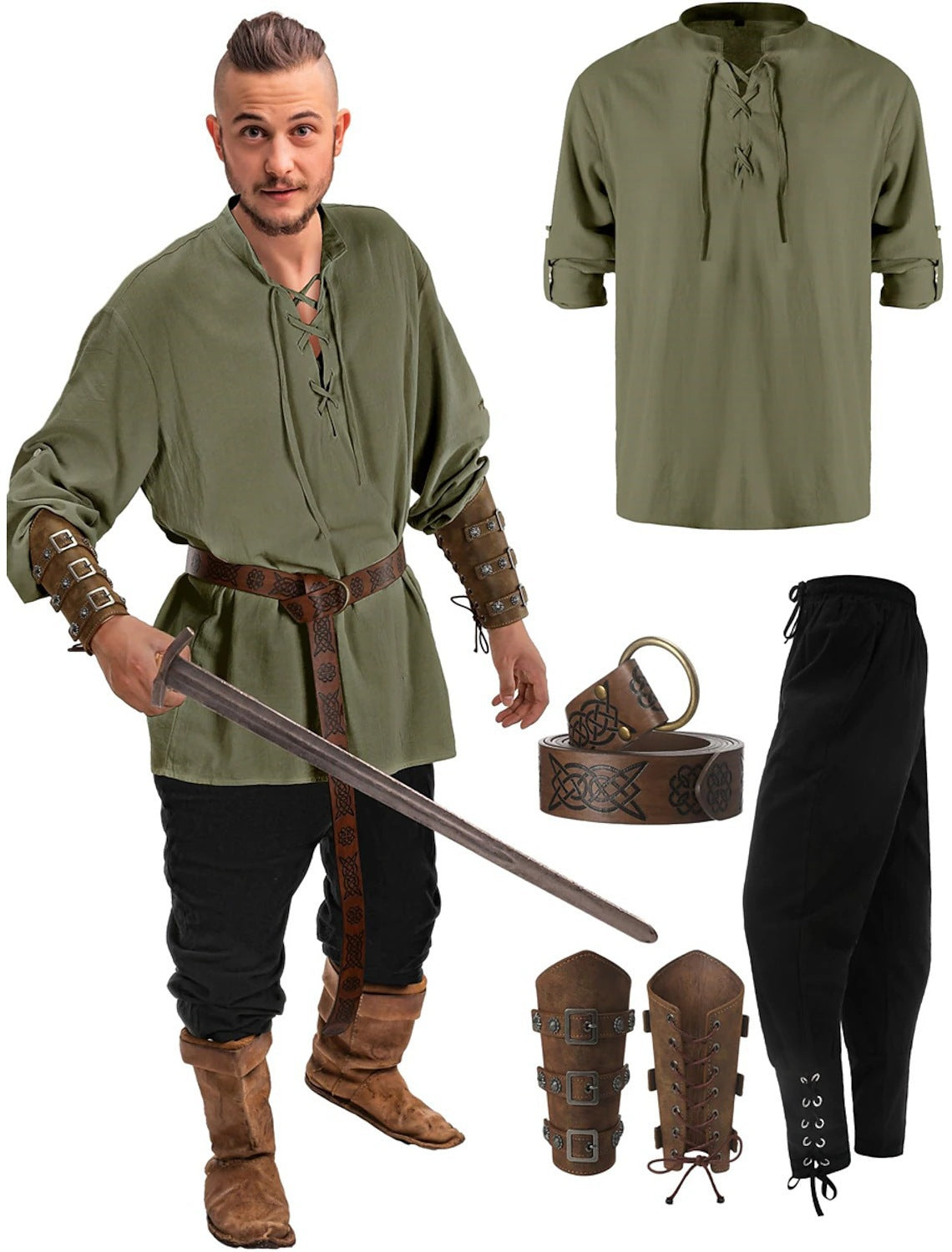 Time Traveler - Men's Renaissance Halloween Costume - view 10