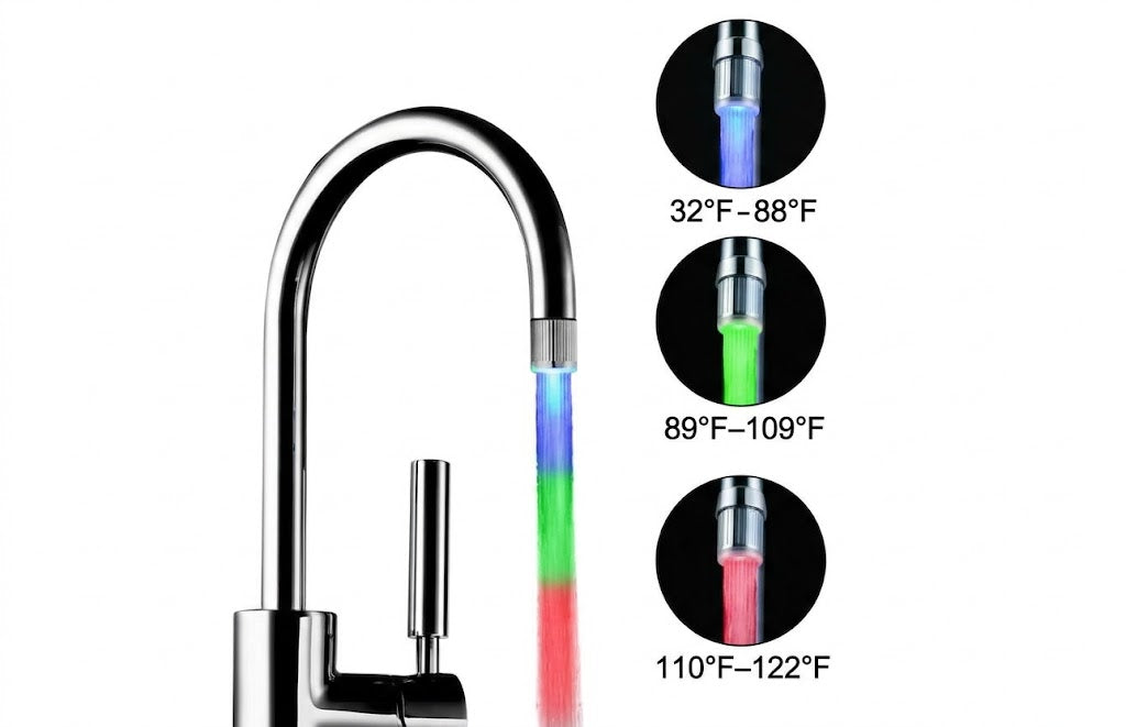 Sunset Stream - LED Glow Kitchen Faucet - lifestyle