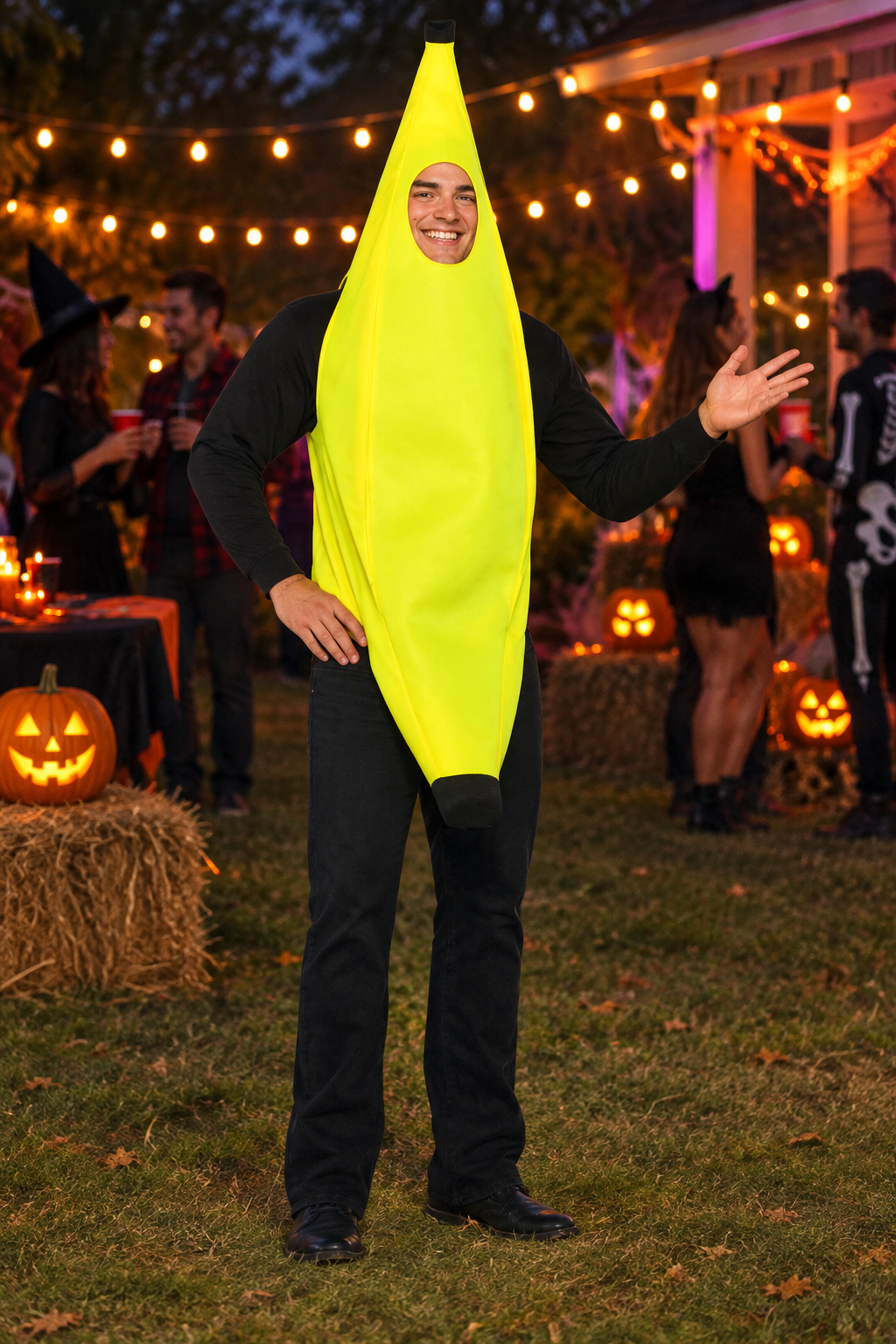 Banana Halloween Costume - Funny Fruit Outfit