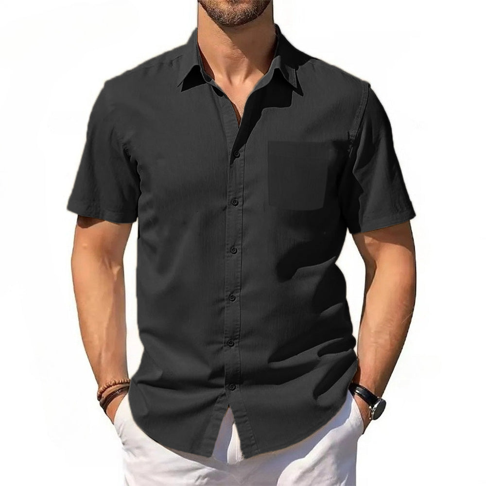 Havana Nights - Linen Hawaiian Shirt - alternate view