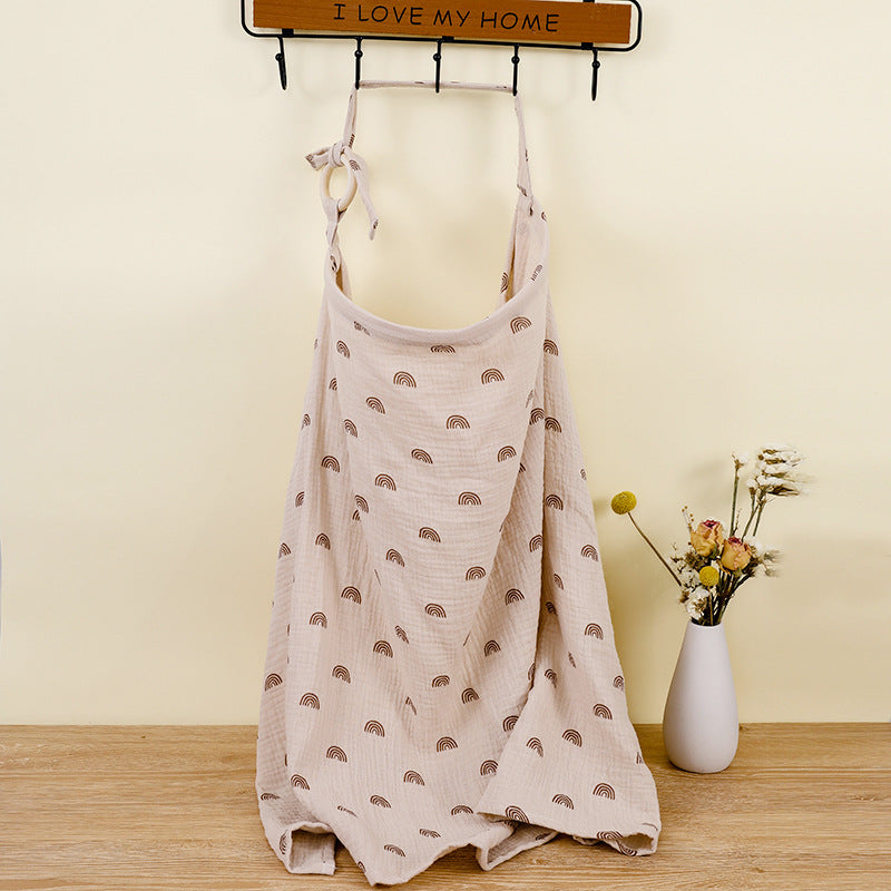 Nurse in Peace - Breathable Cotton Muslin Nursing Cover - detail view
