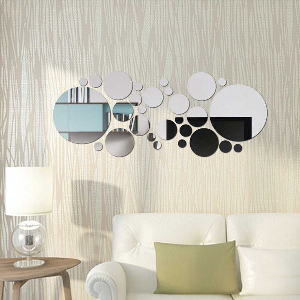 Circle Back - Acrylic Mirror Wall Decal Set - view 7