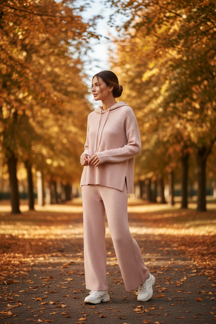 Cozy Match — Pale Blush Pink
