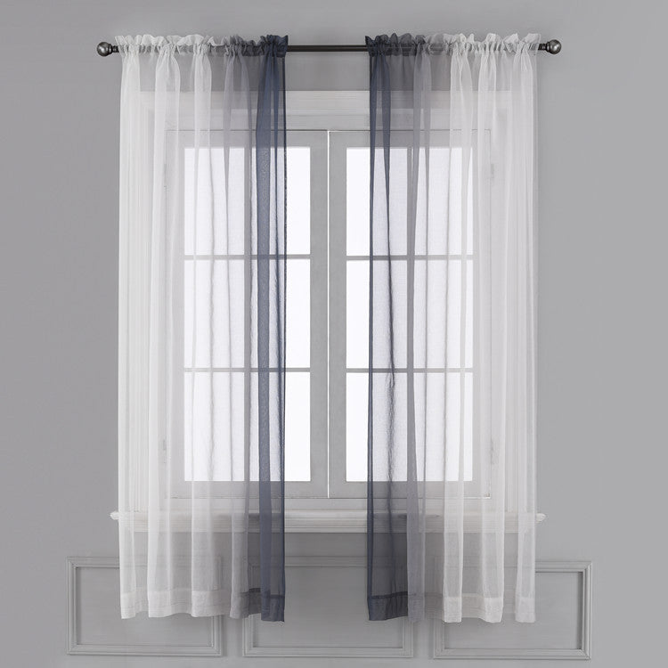 Fade Into Color - Gradient Curtain Panel - close-up