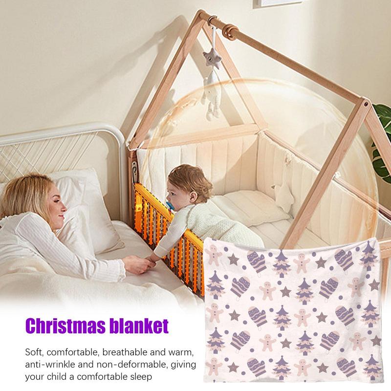 Christmas Flannel Throw Blanket - Cozy Holiday Blanket - view 9