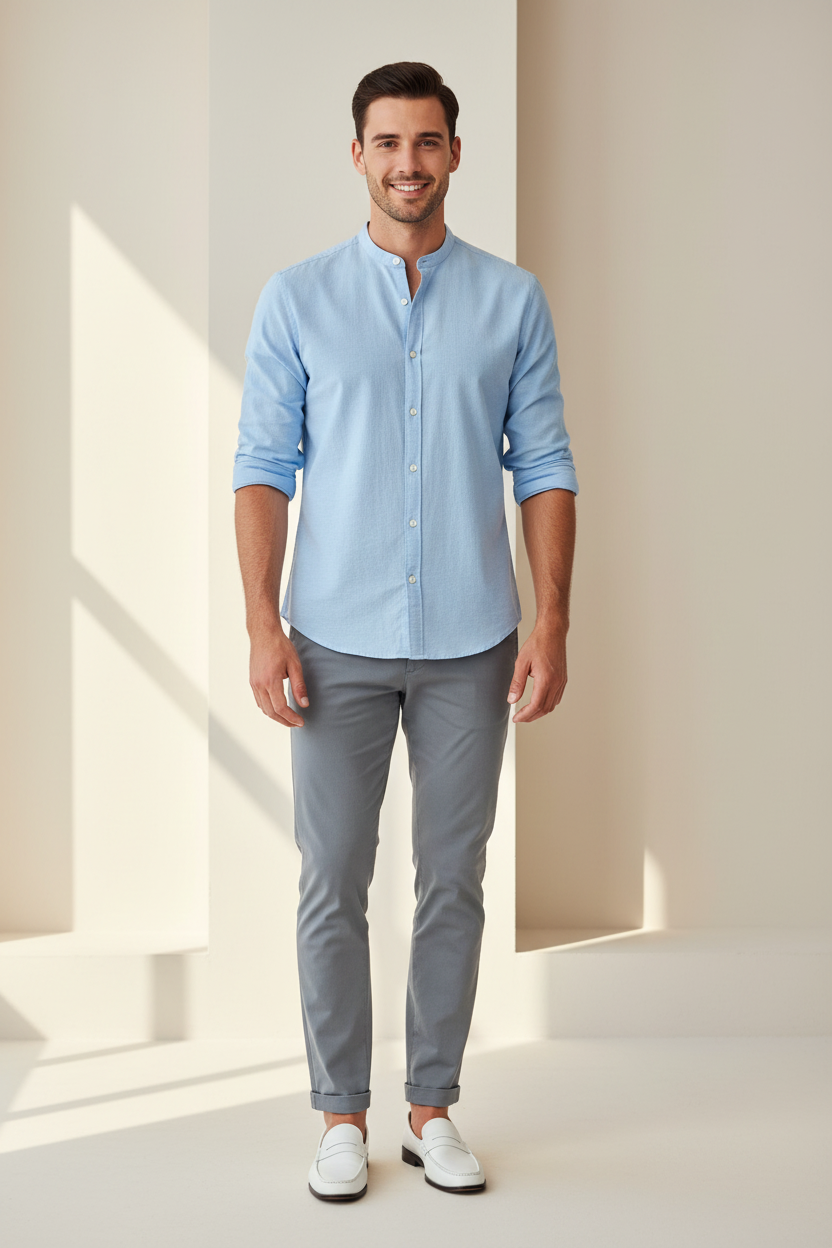 Daily Shirt Light Blue