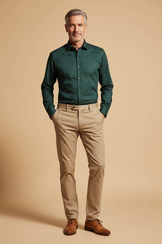 Dot Matrix Dark Green