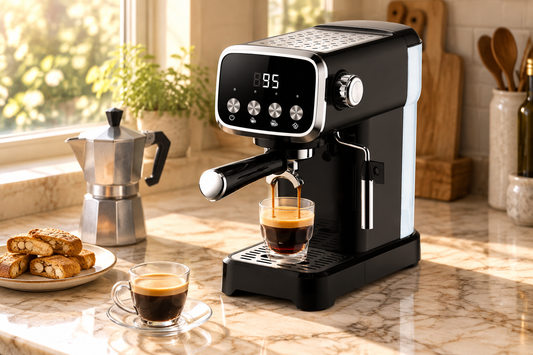 Espresso Yourself - 20-Bar Slim Espresso Machine & Milk Frother