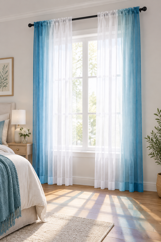 Fade Into Color - Gradient Curtain Panel