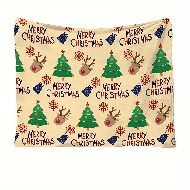 Christmas Flannel Throw Blanket - Cozy Holiday Blanket - view 12