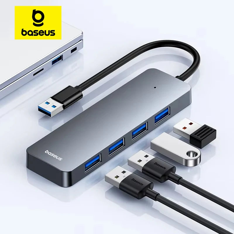 Port Party - Baseus 4-Port USB 3.0 Hub